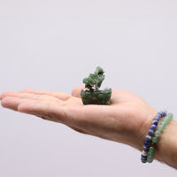 Mini Gemstone Tree on an Orgonite Base, Green Aventurine — view 5 of 7
