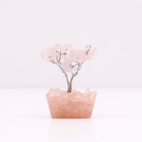 Mini Gemstone Tree on an Orgonite Base, Rose Quartz — view 2 of 7