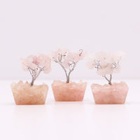 Mini Gemstone Tree on an Orgonite Base, Rose Quartz — view 4 of 7