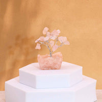 Mini Gemstone Tree on an Orgonite Base, Rose Quartz — view 6 of 7