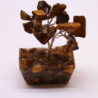 Mini Gemstone Tree on an Orgonite Base, Tiger's Eye — view 3 of 7