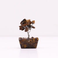 Mini Gemstone Tree on an Orgonite Base, Tiger's Eye — view 4 of 7