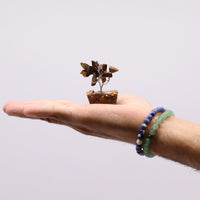 Mini Gemstone Tree on an Orgonite Base, Tiger's Eye — view 5 of 7