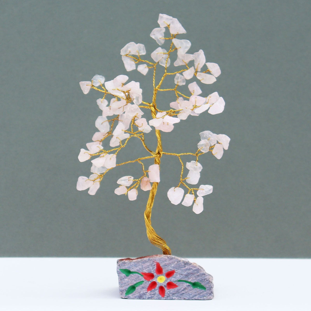 Gemstone Tree, Rose Quartz, 80 Stones — view 3 of 3
