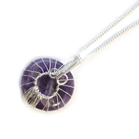 Tree of Life Gemstone Necklace, Amethyst — view 2 of 7