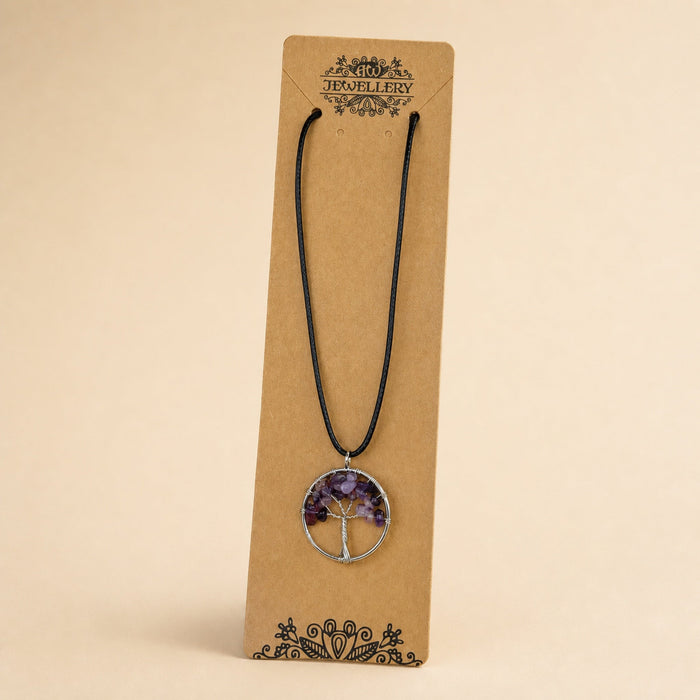 Tree of Life Pendant, Amethyst