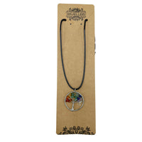 Tree of Life Pendant, Seven Chakra Stones — view 4 of 7