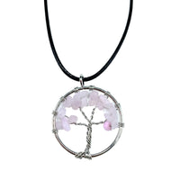 Tree of Life Pendant, Rose Quartz — view 2 of 6