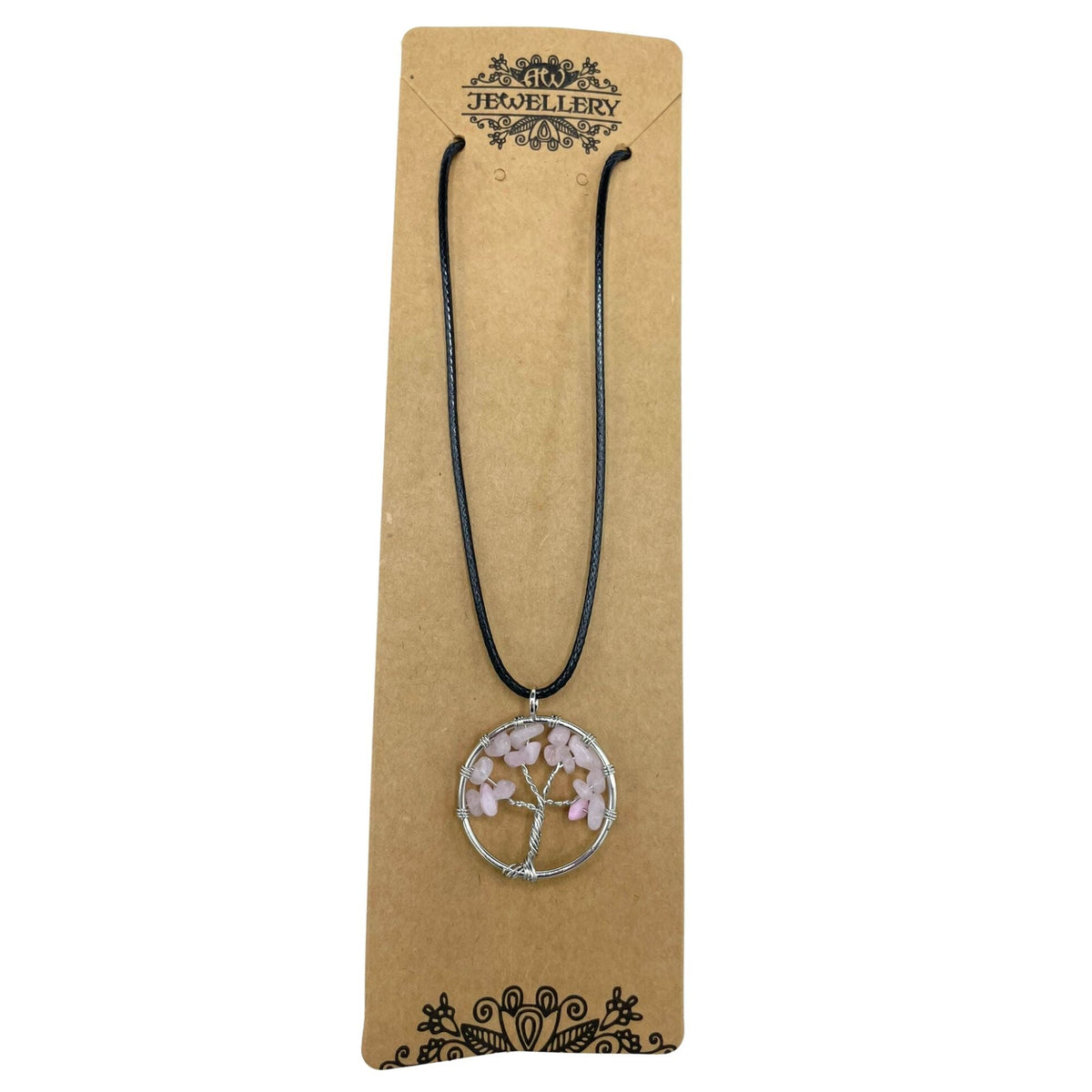 Tree of Life Pendant, Rose Quartz — view 3 of 6