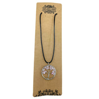 Tree of Life Pendant, Rose Quartz — view 3 of 6