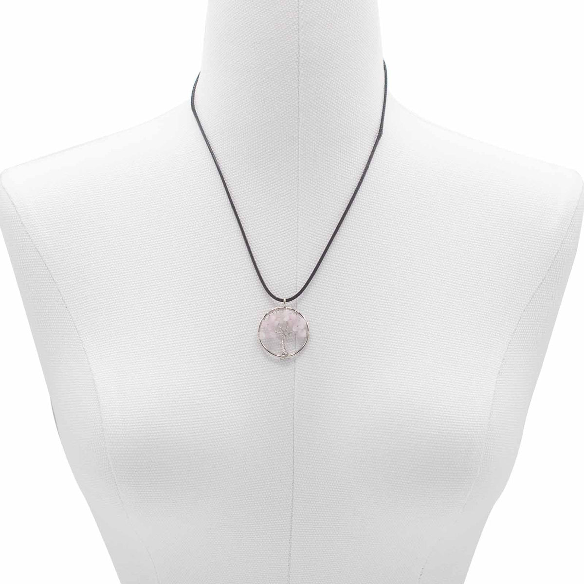 Tree of Life Pendant, Rose Quartz — view 6 of 6
