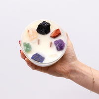 Seven Colour Crystal Candle, large — view 4 of 6