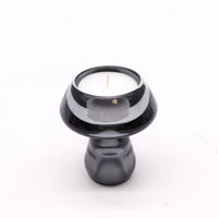 Mushroom Candle Holder, midnight grey — view 4 of 4