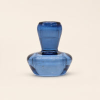 Mushroom Candle Holder, royal blue