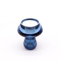 Mushroom Candle Holder, royal blue — view 2 of 4