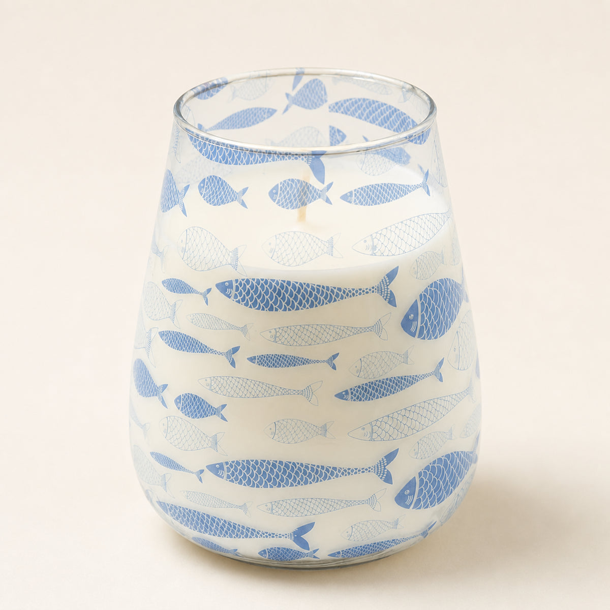 Seabreeze Tall Glass Jar Candle