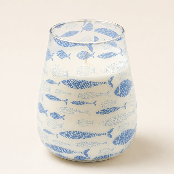 Seabreeze Tall Glass Jar Candle