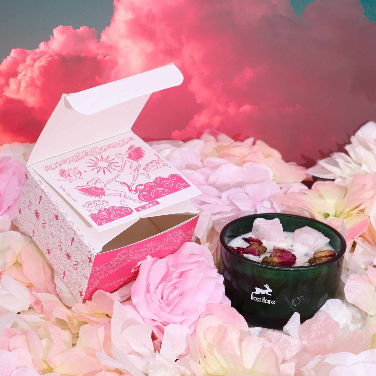 The Lovers Crystal Flower Candle — view 5 of 8