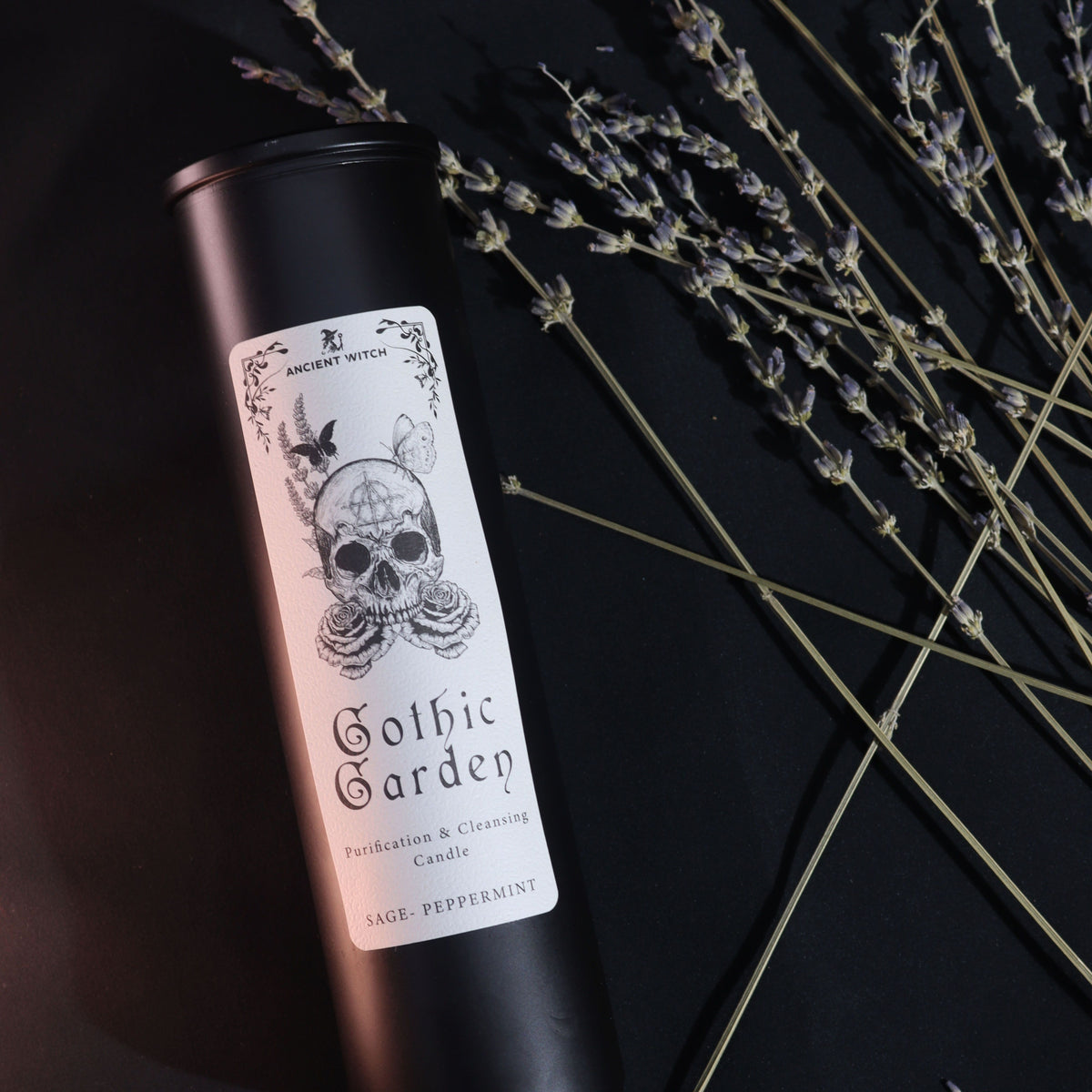 Ritual Candle Set, Gothic Garden, Sage & Peppermint — view 3 of 7