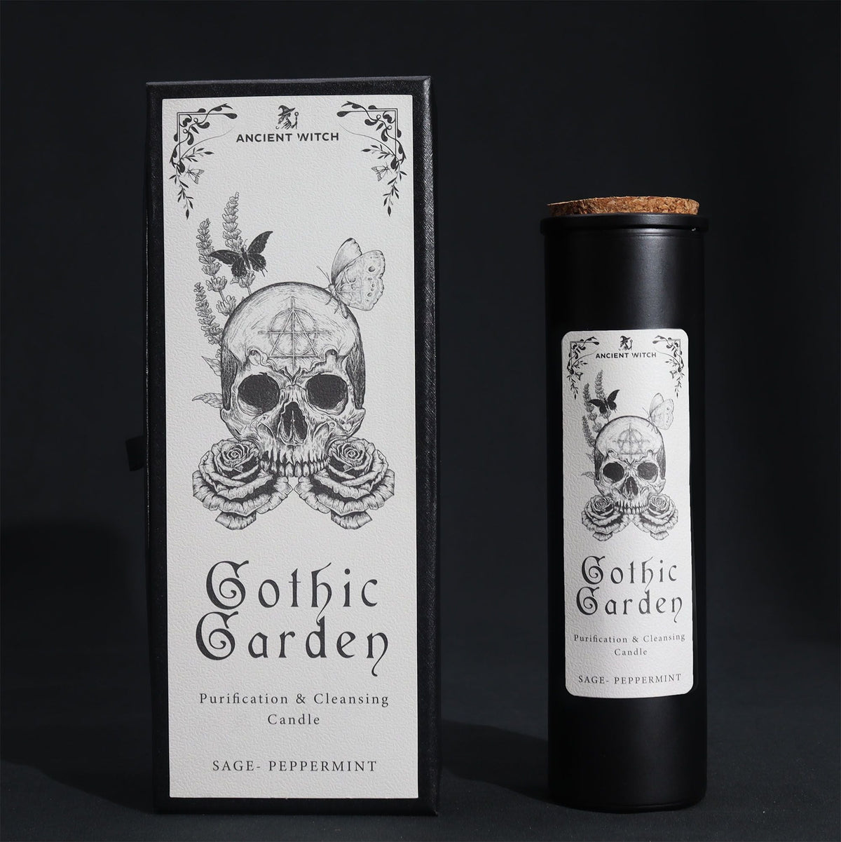 Ritual Candle Set, Gothic Garden, Sage & Peppermint — view 5 of 7