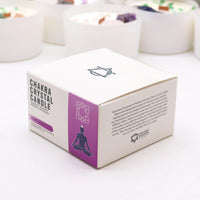 Chakra Crystal Candle, Crown, Ocean Breeze — view 5 of 6