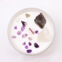 Chakra Crystal Candle, Crown, Ocean Breeze — view 6 of 6