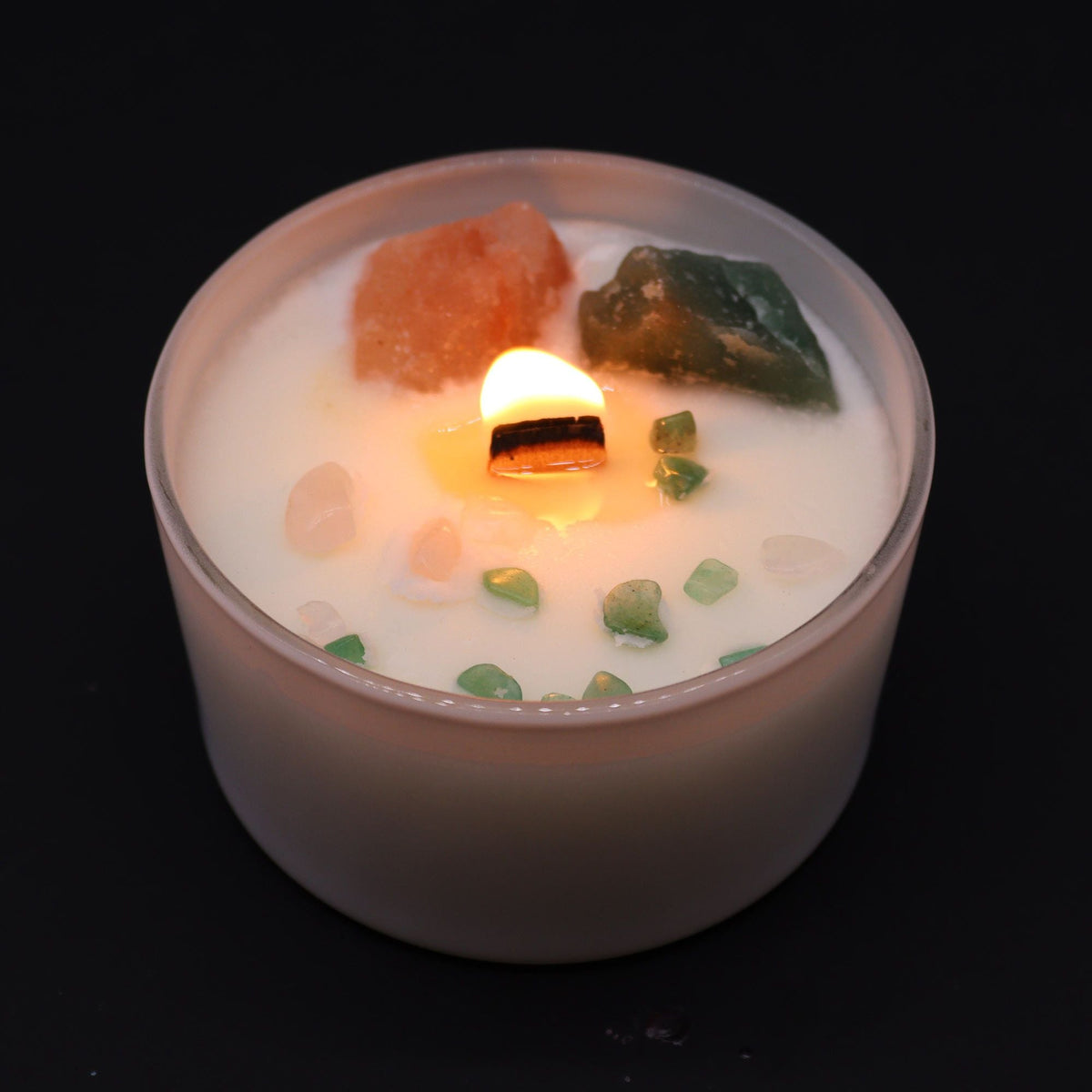 Chakra Crystal Candle, Heart, Rose Musk — view 3 of 6