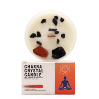 Chakra Crystal Candle, Root, Black Oud — view 2 of 6