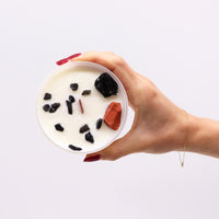 Chakra Crystal Candle, Root, Black Oud — view 4 of 6