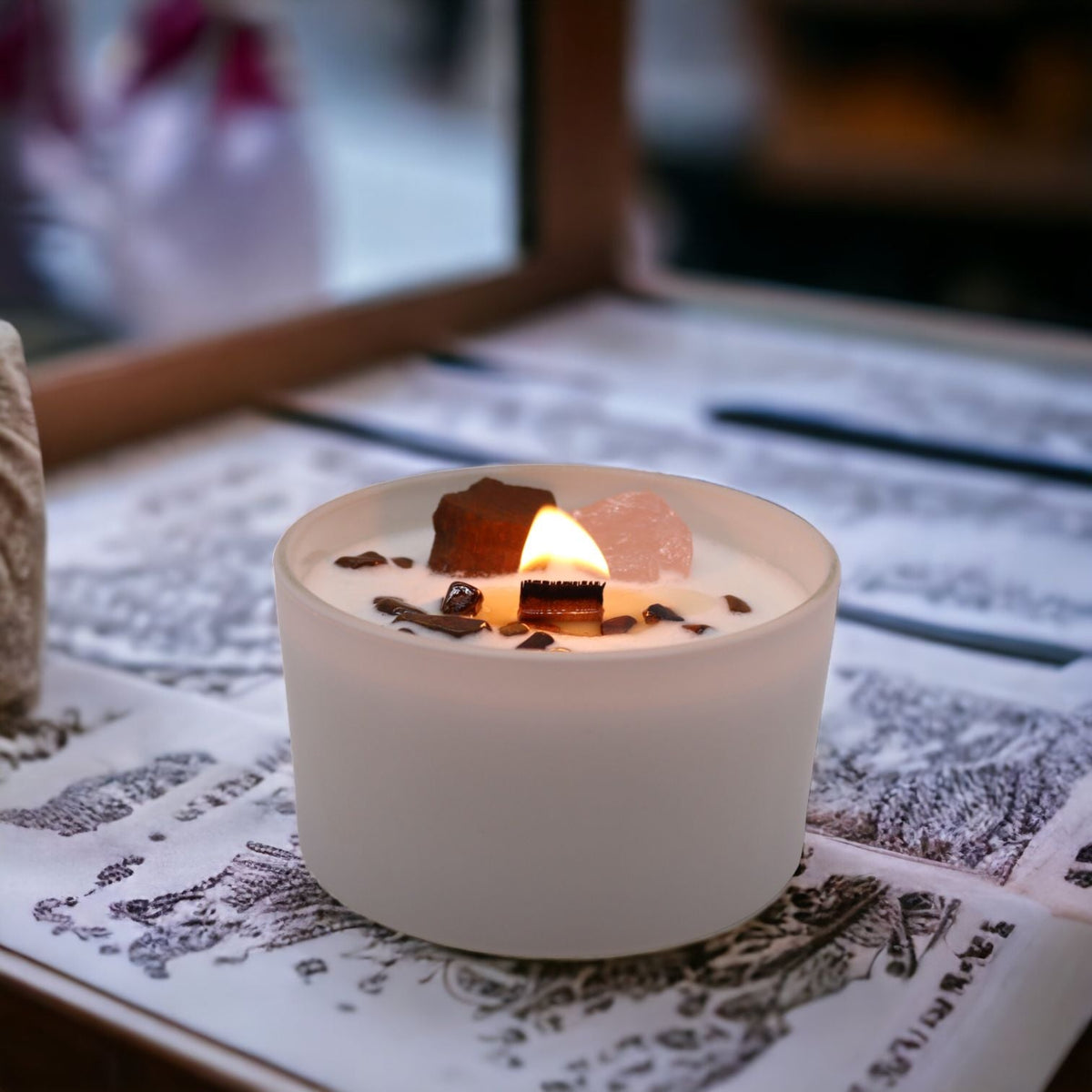 Chakra Crystal Candle, Sacral, Invoking Dreams — view 3 of 8