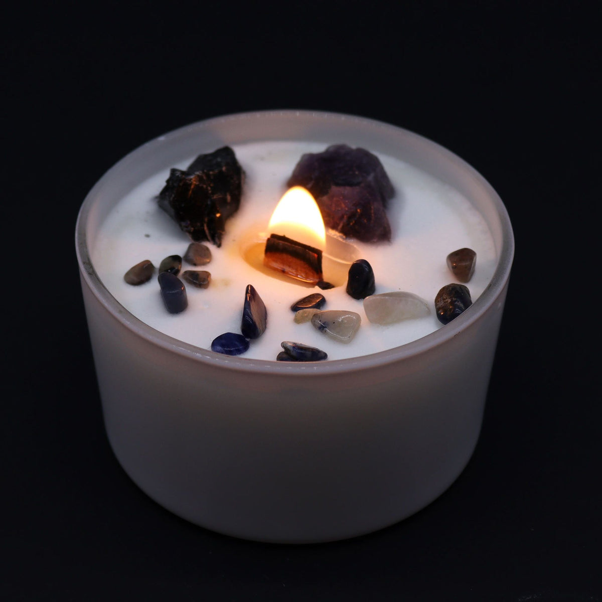 Chakra Crystal Candle, Solar Plexus, Deep in the Forest — view 2 of 6