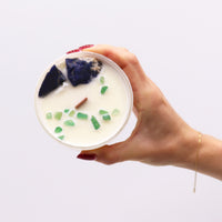 Chakra Crystal Candle, Throat, Gentle Reasons — view 4 of 6