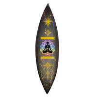 Chakra Enamel Incense Bowl, mango wood — view 2 of 2