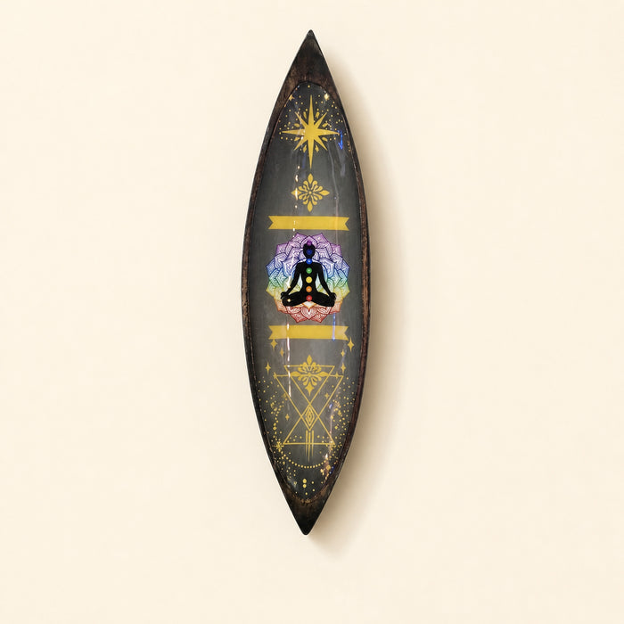 Lotus Buddha Incense Bowl, aluminium