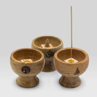 Large Ritual Bowl Cone Holder, Buddha, 11cm — view 2 of 3
