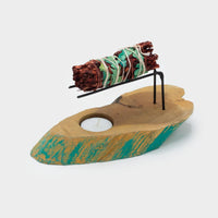 Palo Santo Heater, Greenwash Gamel Wood — view 3 of 5