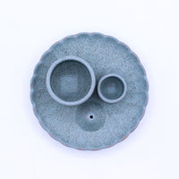 Palo Santo & Smudge Holder, Lotus Flower, Blue — view 3 of 12