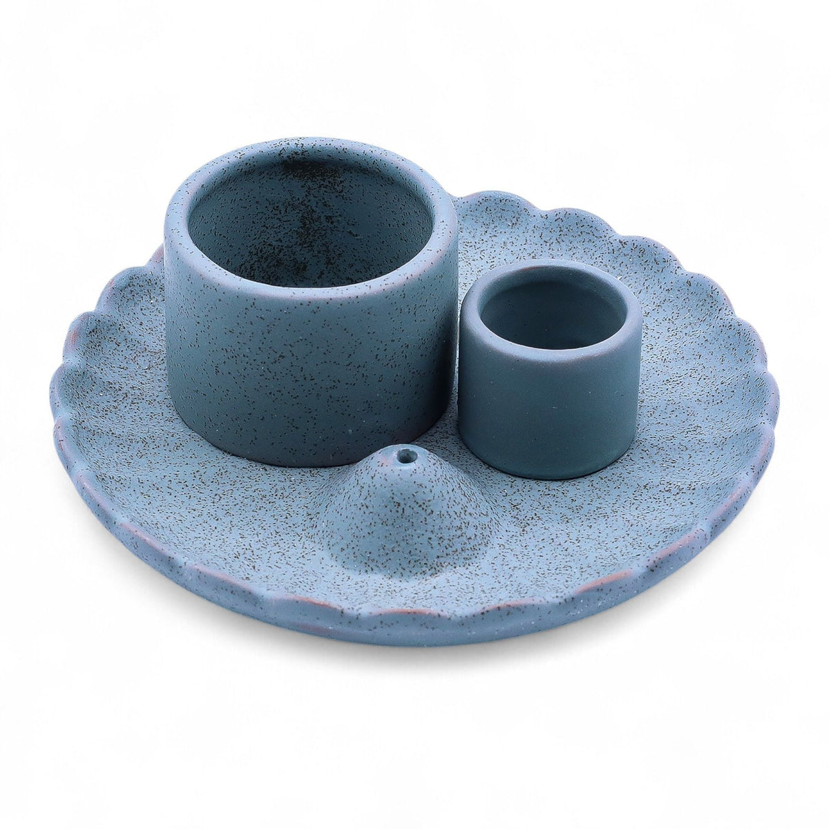 Palo Santo & Smudge Holder, Lotus Flower, Blue — view 6 of 12