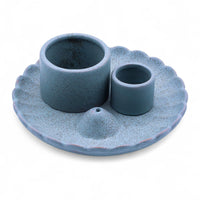 Palo Santo & Smudge Holder, Lotus Flower, Blue — view 6 of 12