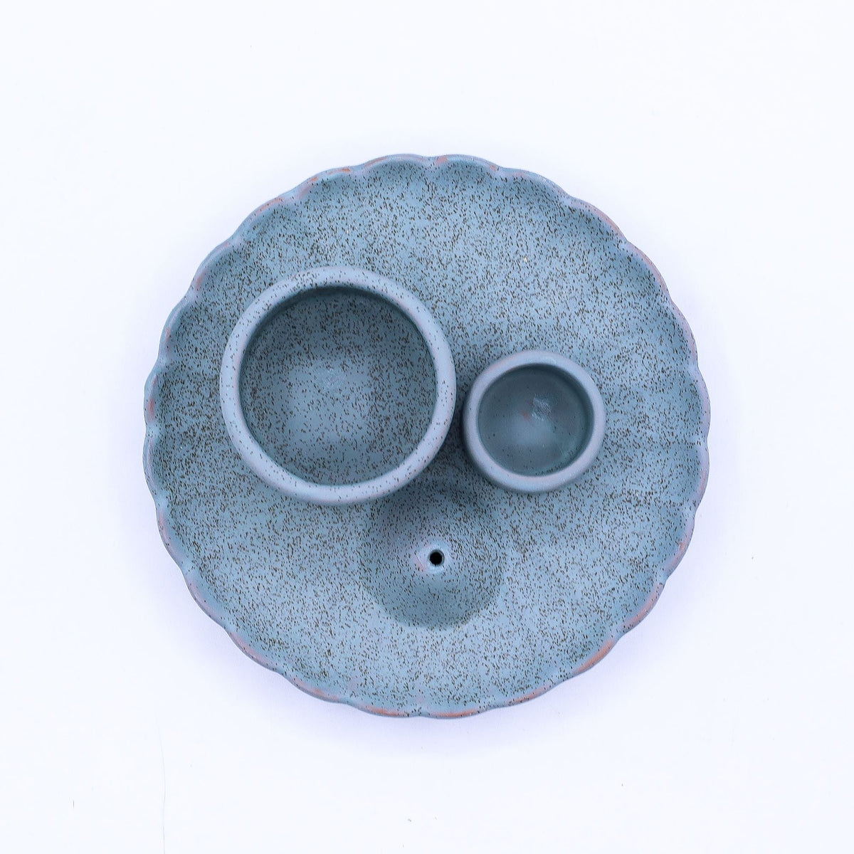 Palo Santo & Smudge Holder, Lotus Flower, Blue — view 8 of 12