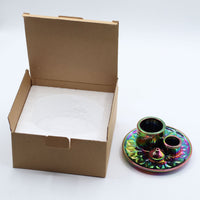 Palo Santo & Smudge Holder, Mandala, Metallic Rainbow — view 5 of 12