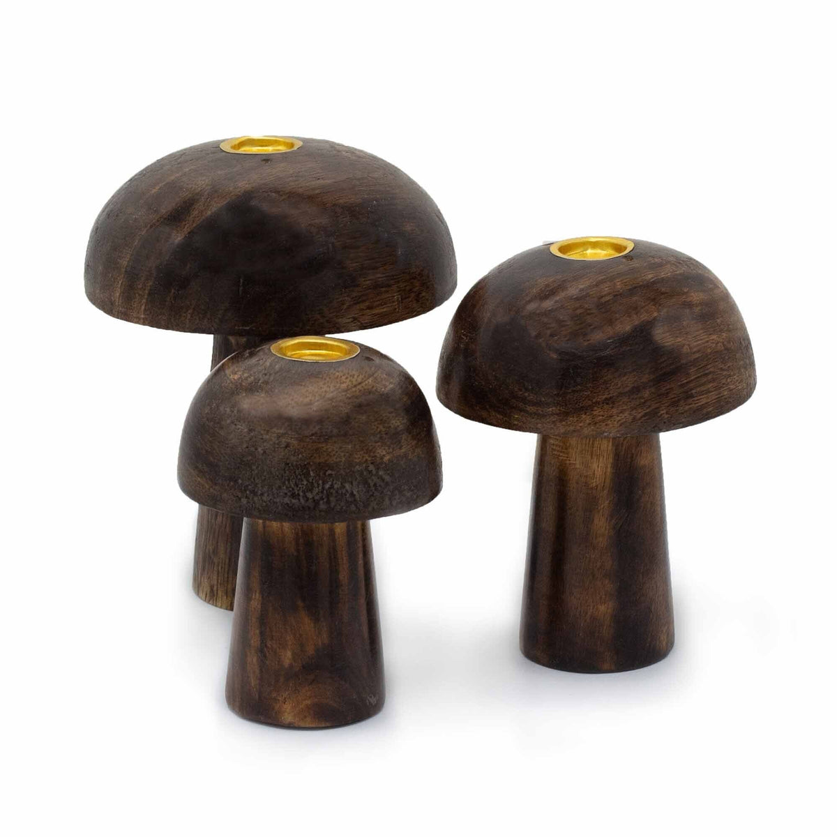 Incense Cone Mushrooms, Set of 3, 8–10cm — view 5 of 5