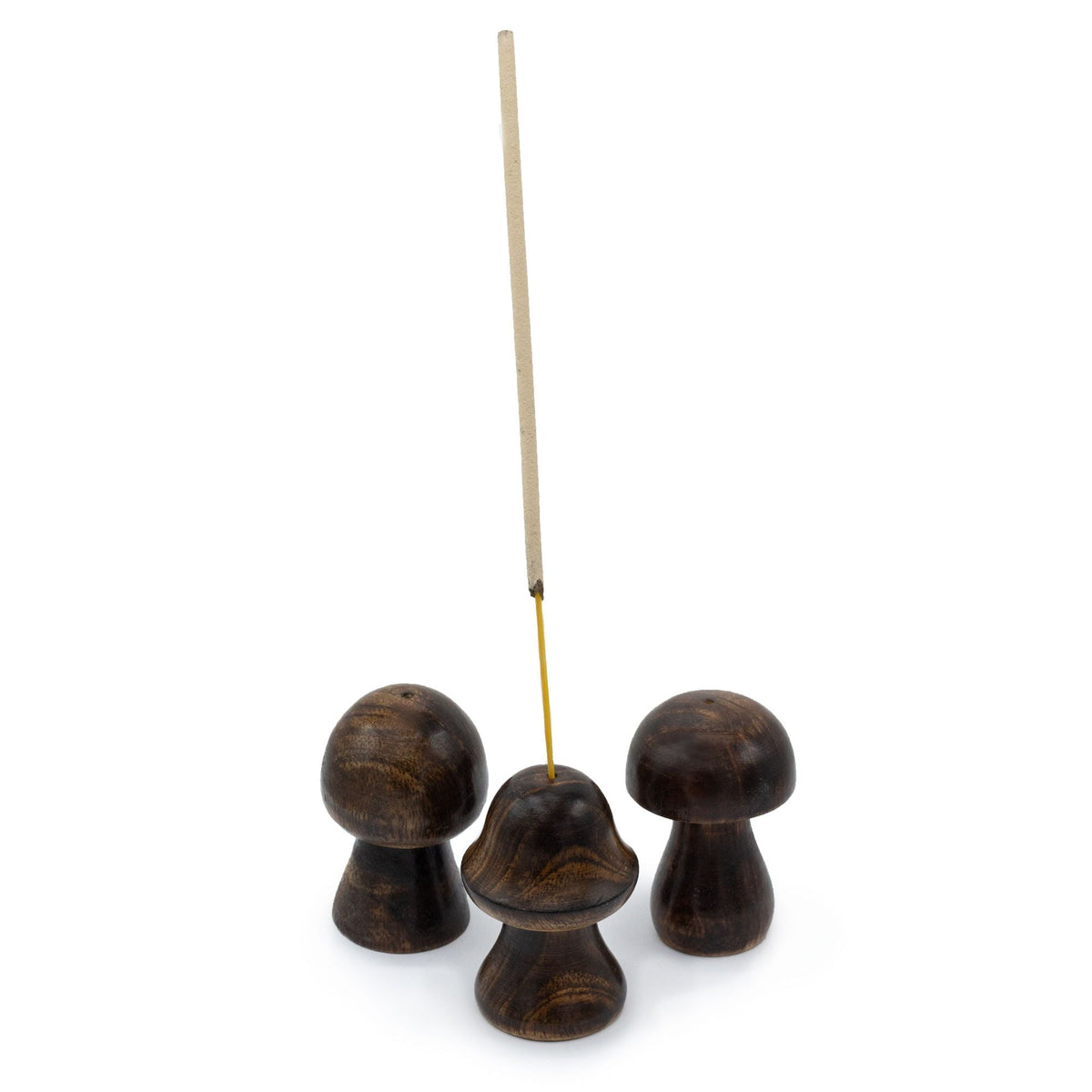 Mini Incense Mushrooms, Set of 3, 6.5–8cm — view 3 of 7