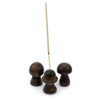 Mini Incense Mushrooms, Set of 3, 6.5–8cm — view 3 of 7