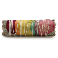 Smudge Stick, Seven Chakra Rose Petals & Sage, 10cm — view 3 of 3