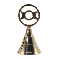 Three Moon Altar Bell, brass — view 2 of 3