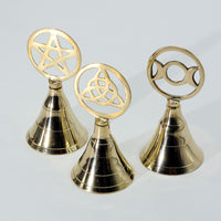 Three Moon Altar Bell, brass — view 3 of 3