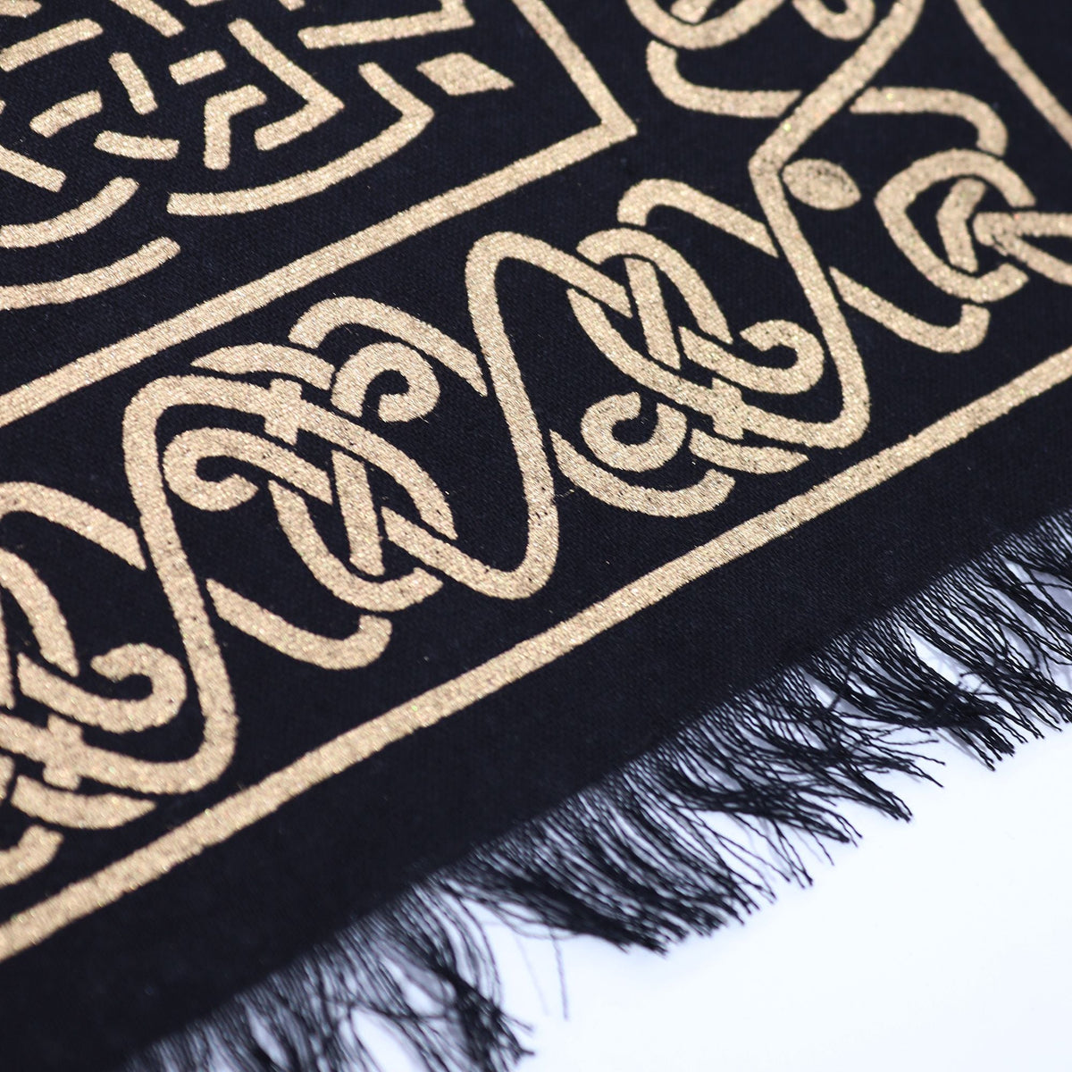 Metatron's Cube Altar Cloth, fringed — view 3 of 3