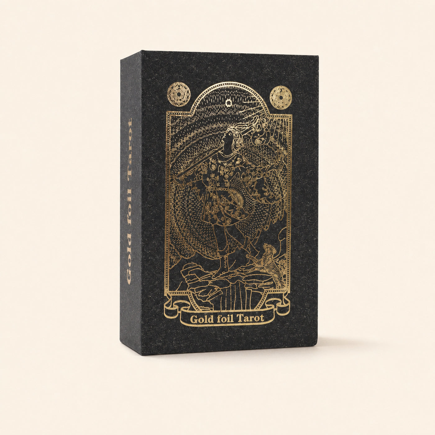Gold Foil Tarot Set with Book