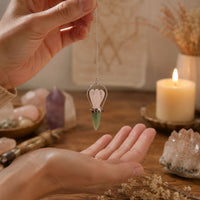Angel Pendulum with Rose Quartz and a Chakra Band — view 4 of 4